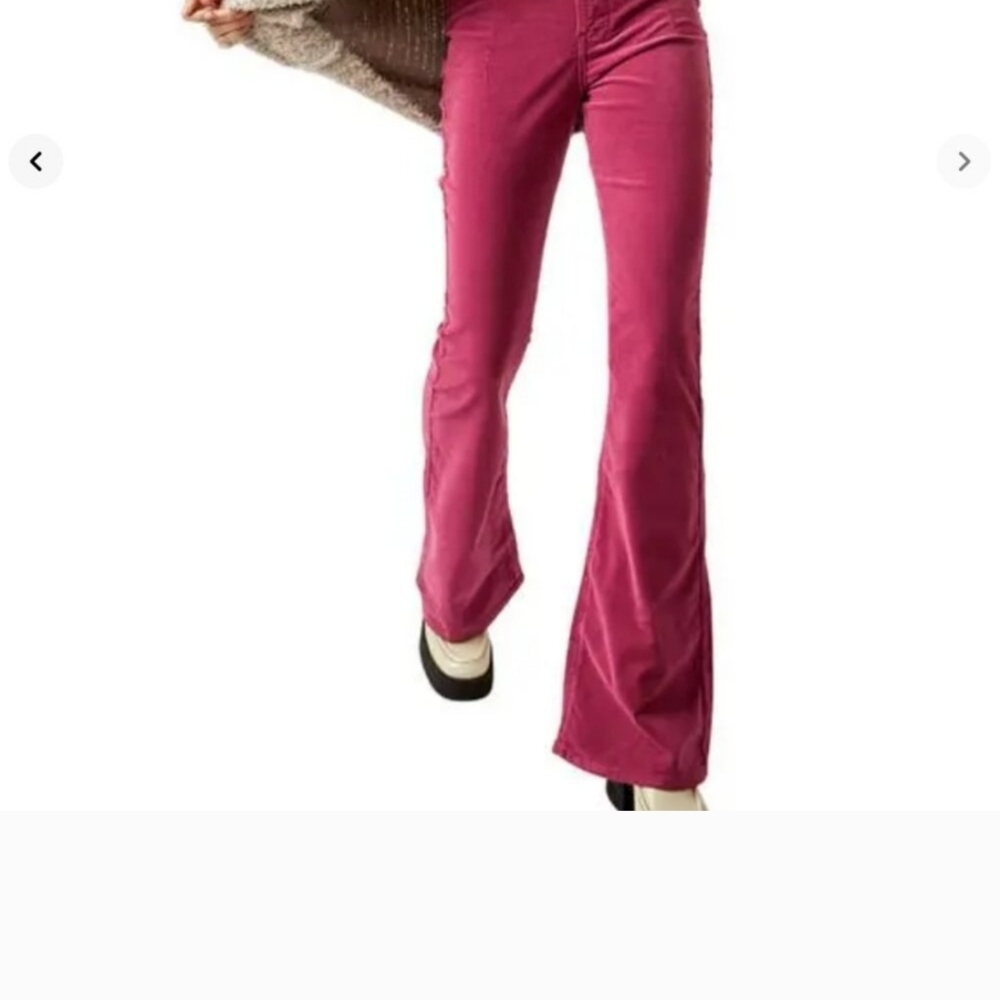 We The Free Jayde Cord High Rise Flare